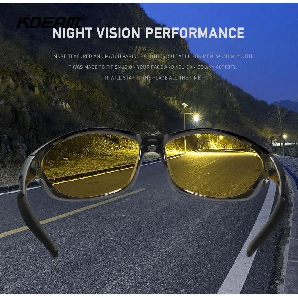KDEAM High-End Sport Cycling Sunglasses