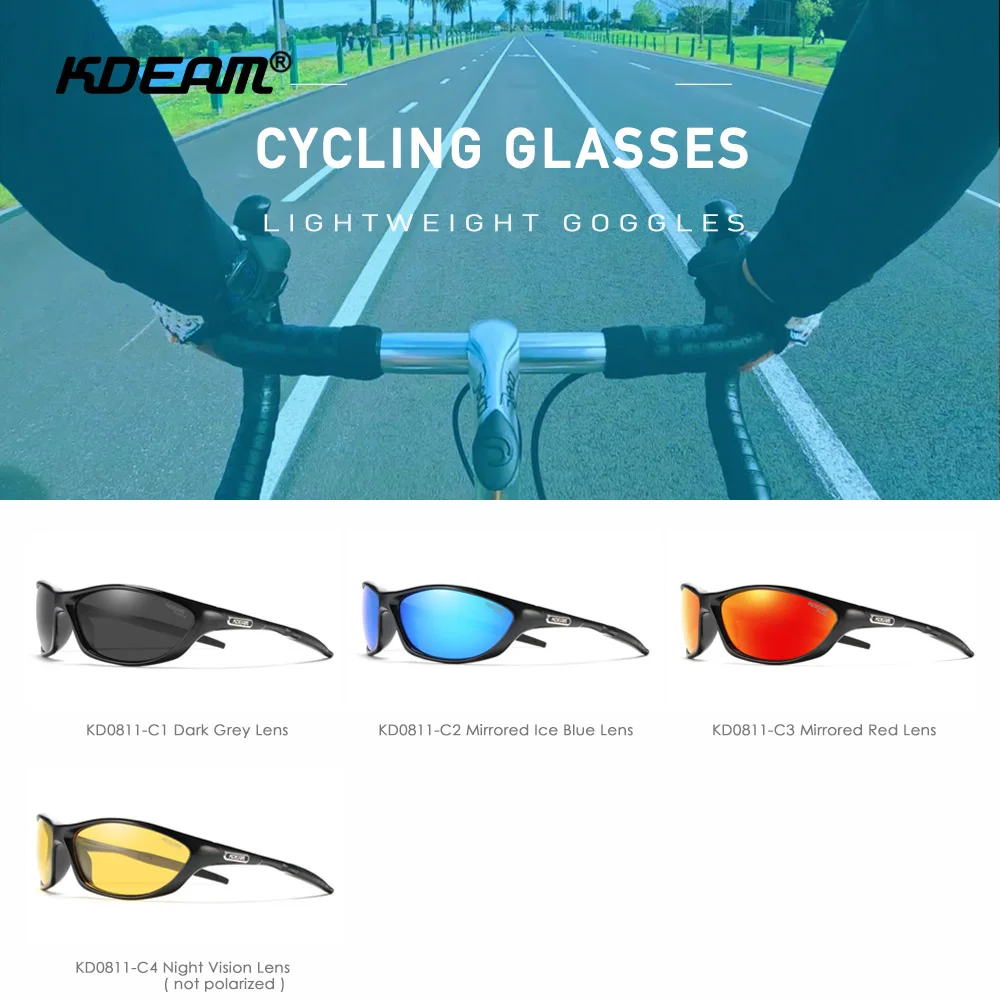 KDEAM High-End Sport Cycling Sunglasses