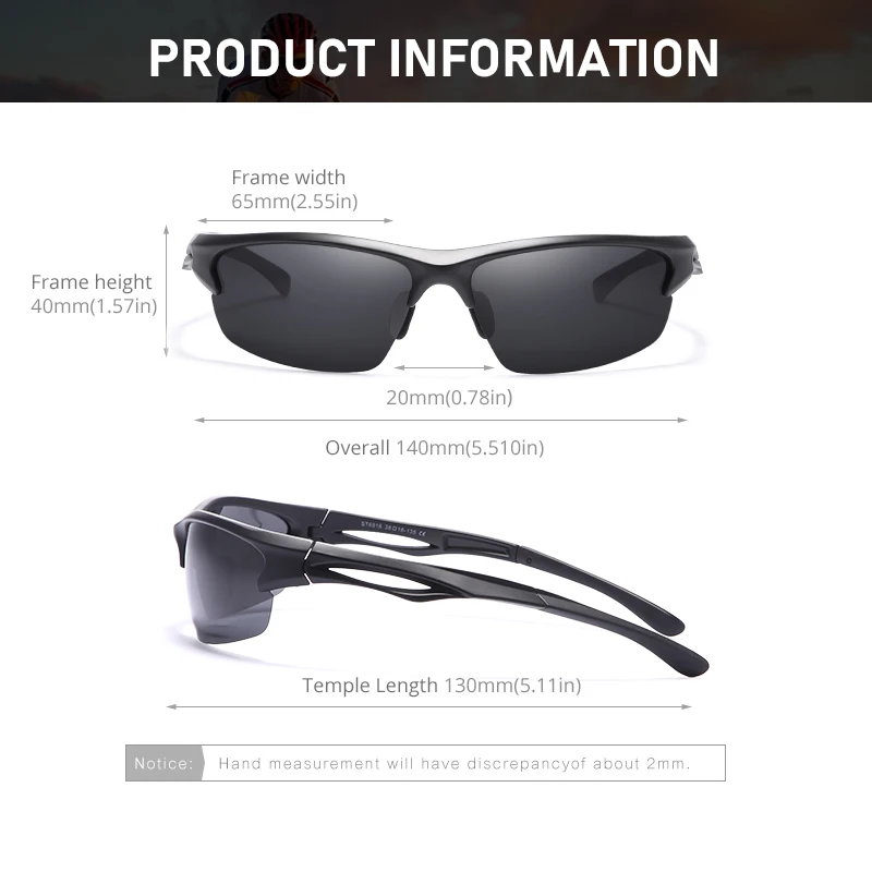 KDEAM Men’s Polarized Sunglasses