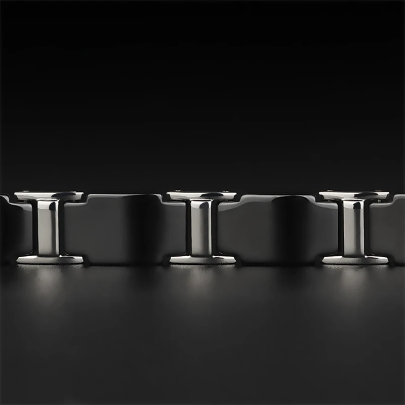 Black Ceramic Magnetic Bracelet for Men
