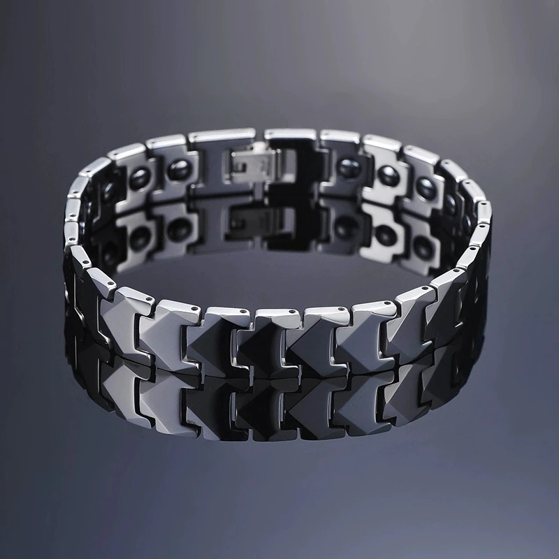 11MM Wide Tungsten Hologram Bracelet
