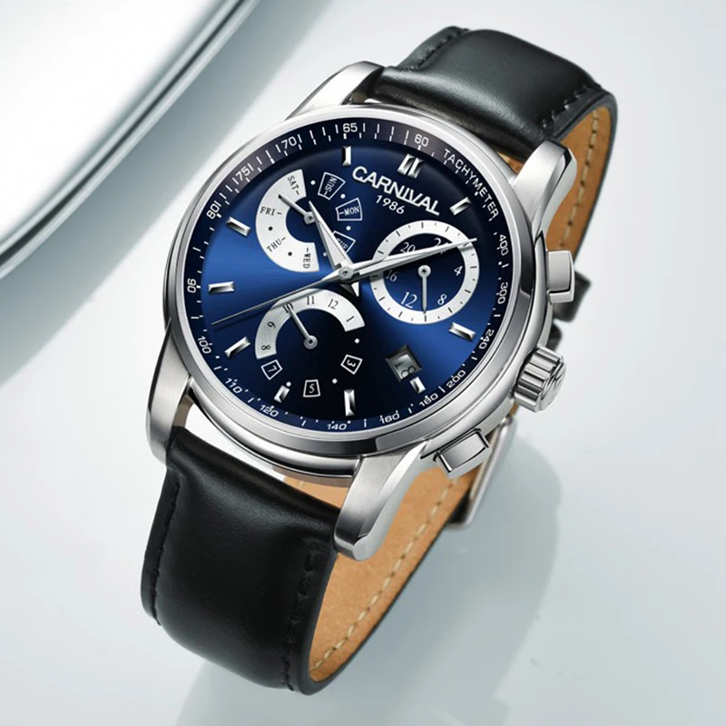 CARNIVAL 1986 Multifunction Mens Watch