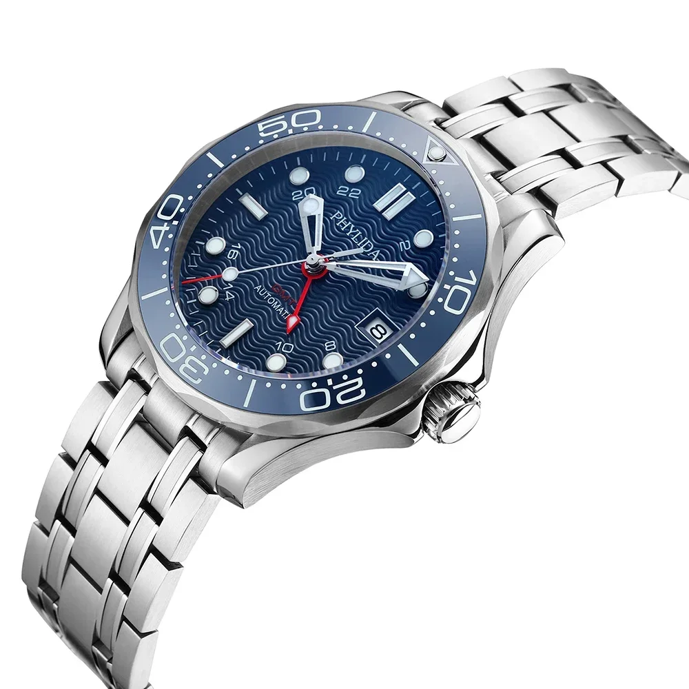 PHYLIDA GMT 41mm Men's Watch NH34A