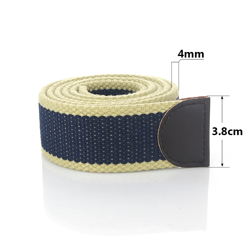Canvas Belt with Green Beret Metal Buckle