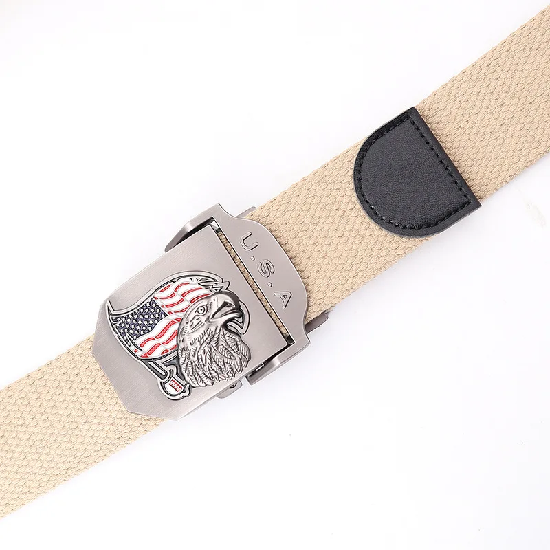 American Eagle Slide Buckle Canvas Belt