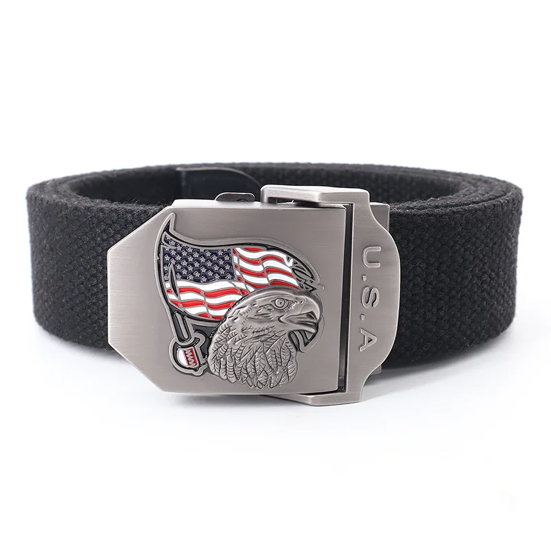 American Eagle Slide Buckle Canvas Belt