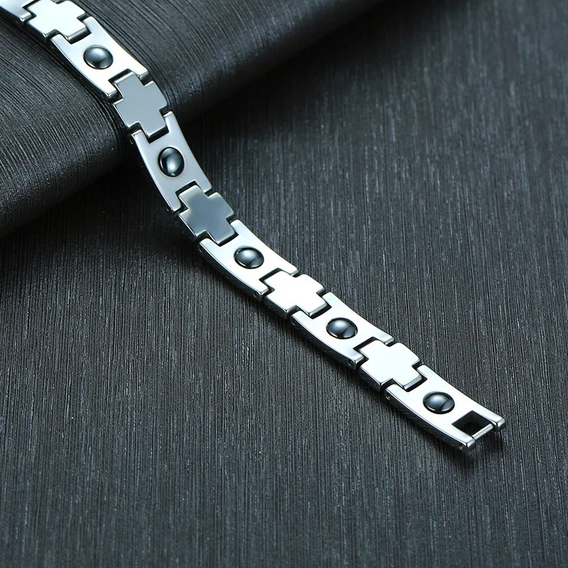 Tungsten Magnetic Health Energy Bracelet
