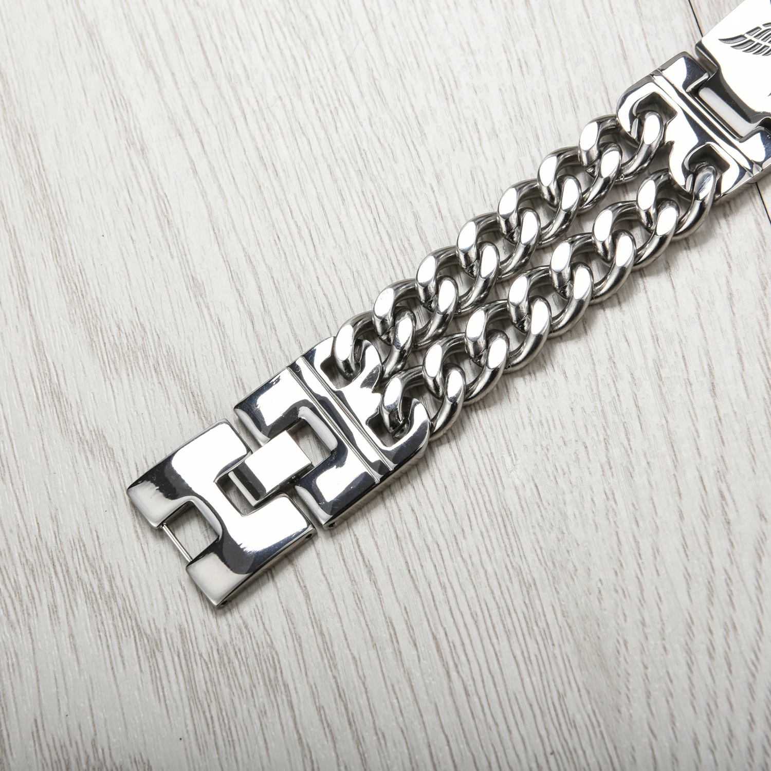 100% Biker Skull Chain Bracelet