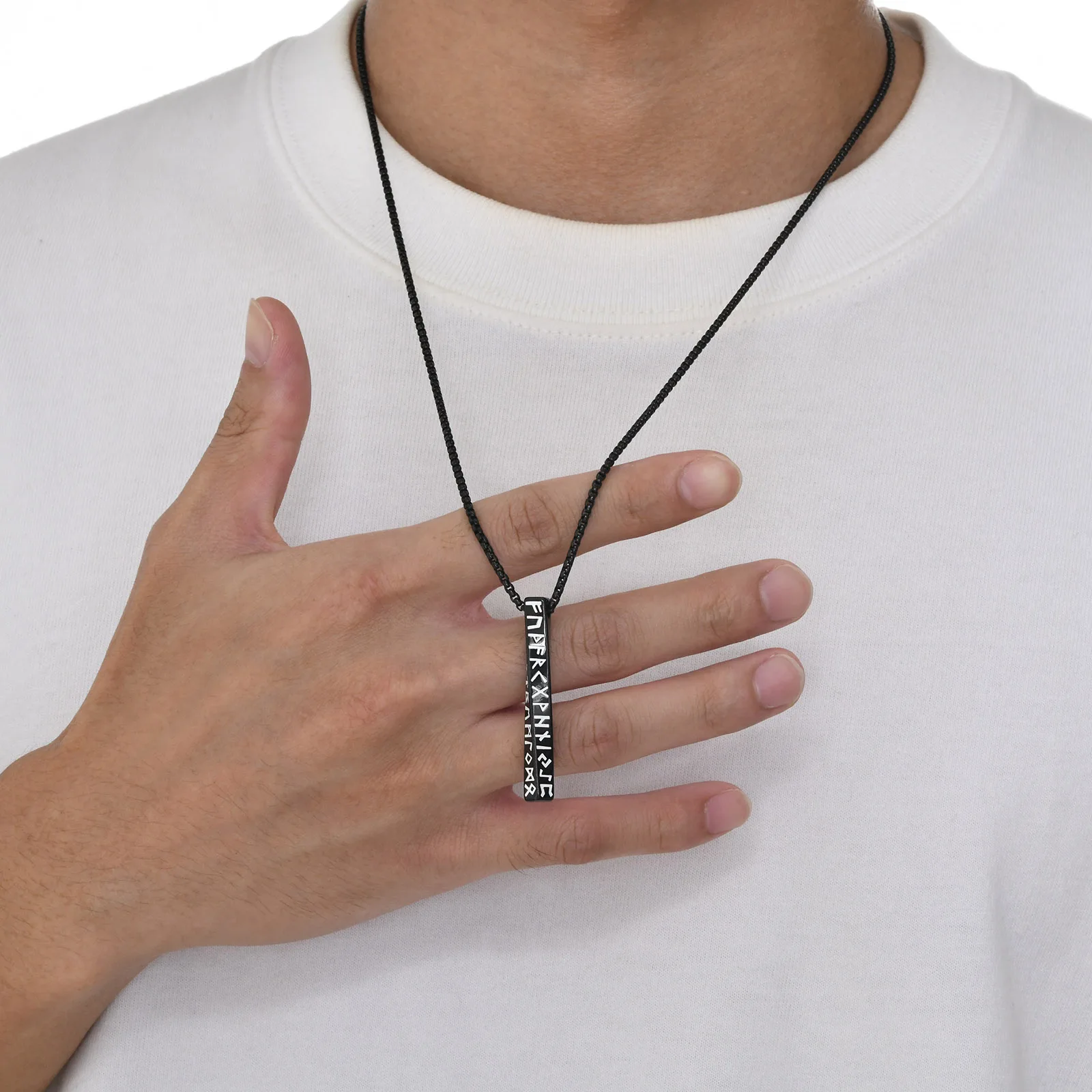Viking Amulet Geometric Pendant Necklace
