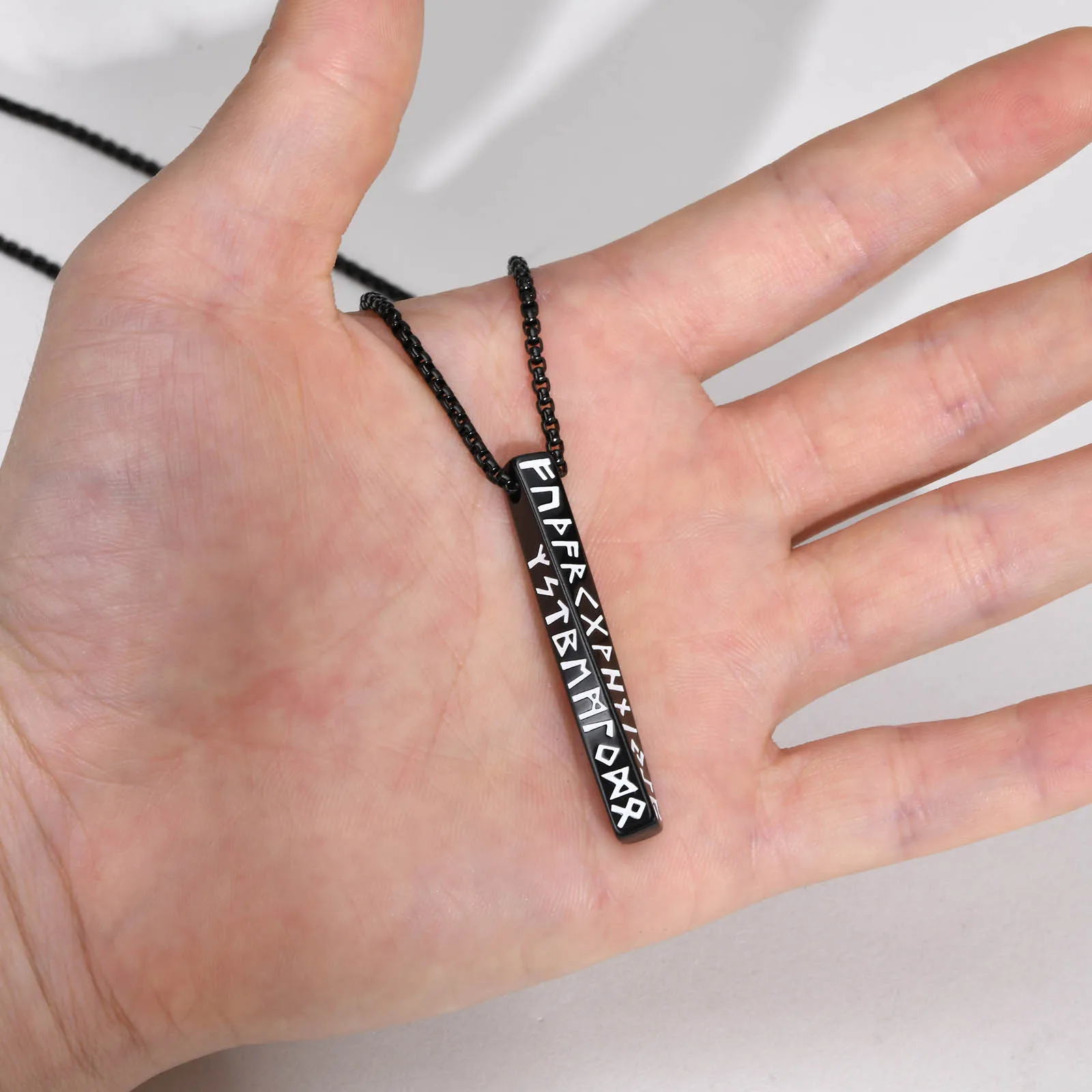 Viking Amulet Geometric Pendant Necklace