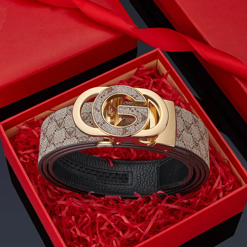 Custom Men's Automatic Buckle Belts