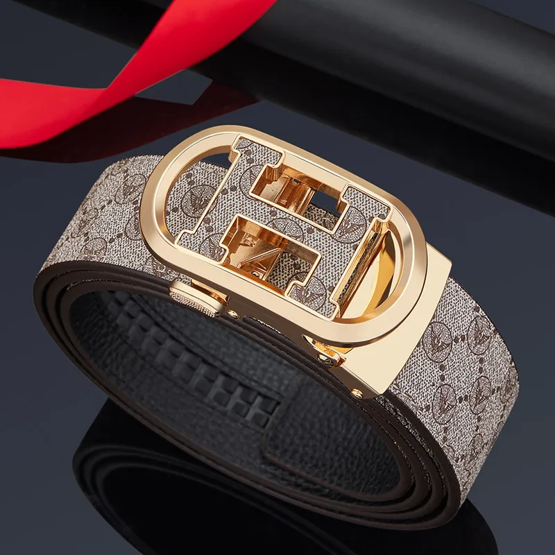 Custom Men's Automatic Buckle Belts