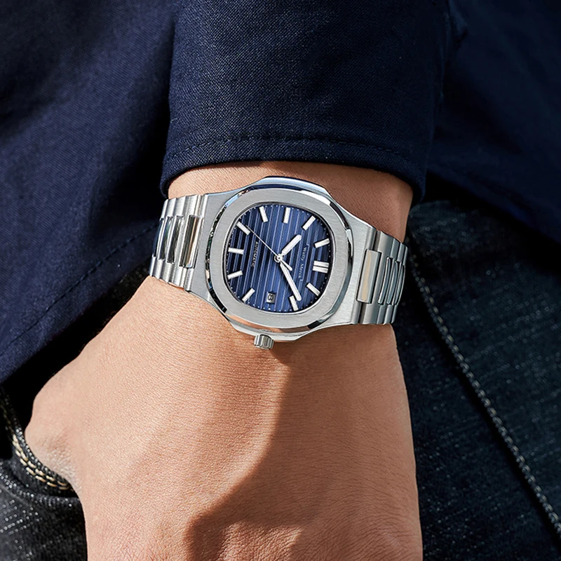 Welly Merck Square Mechanical Hand Wind Watch
