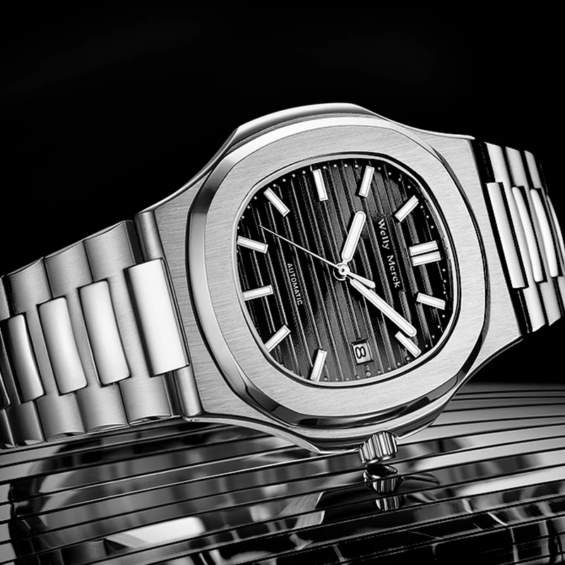 Welly Merck Square Mechanical Hand Wind Watch