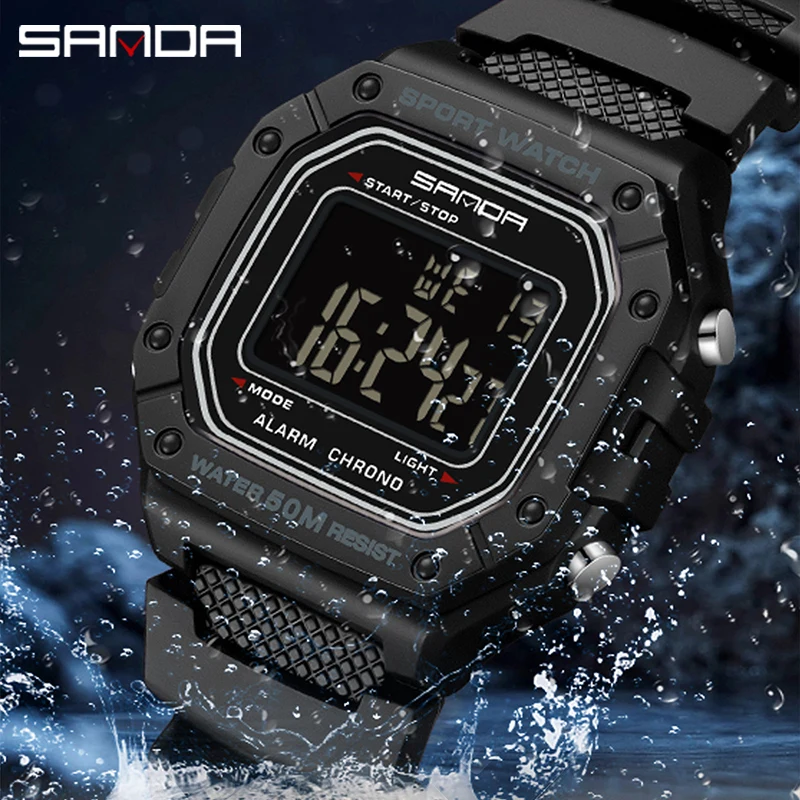Sanda 2156 Military Water-Resistant Sport Watch