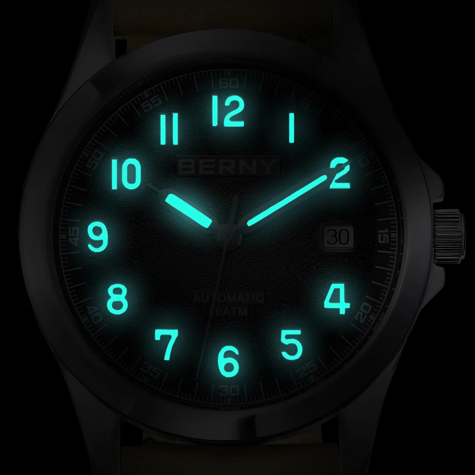 BERNY Easy Read Automatic Watch for Men