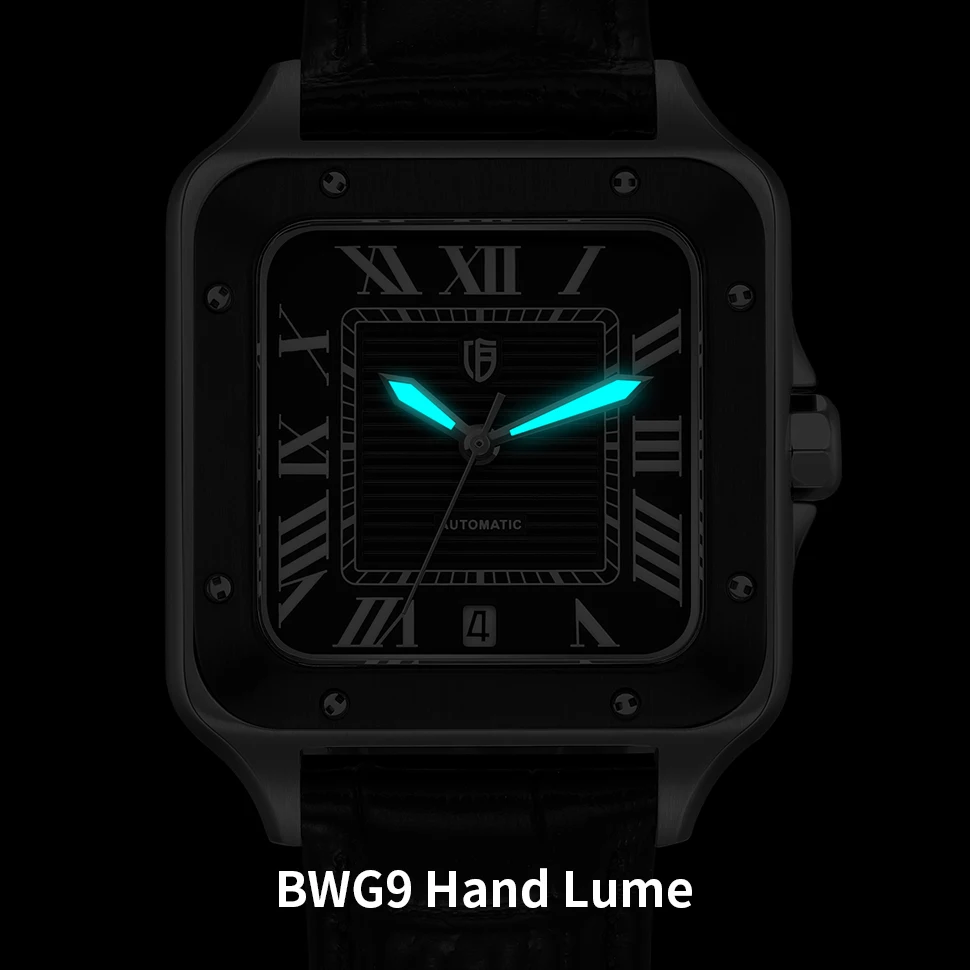 BERNY Tank Mechanical Watch for Men