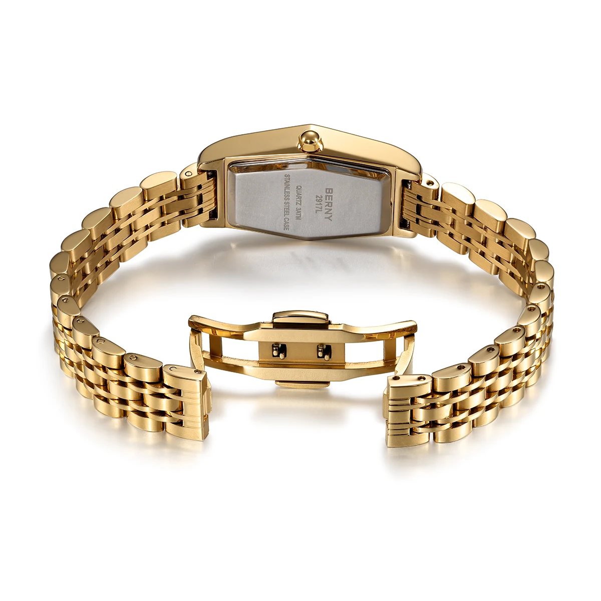 BERNY Hexagon Gold Watches for Women