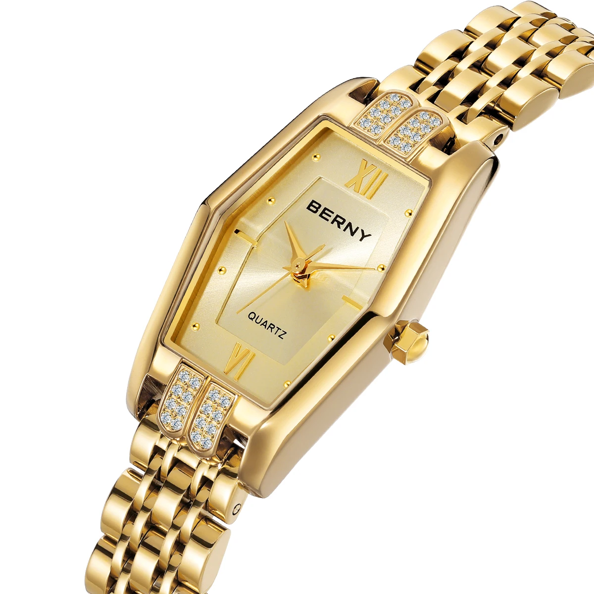 BERNY Hexagon Gold Watches for Women