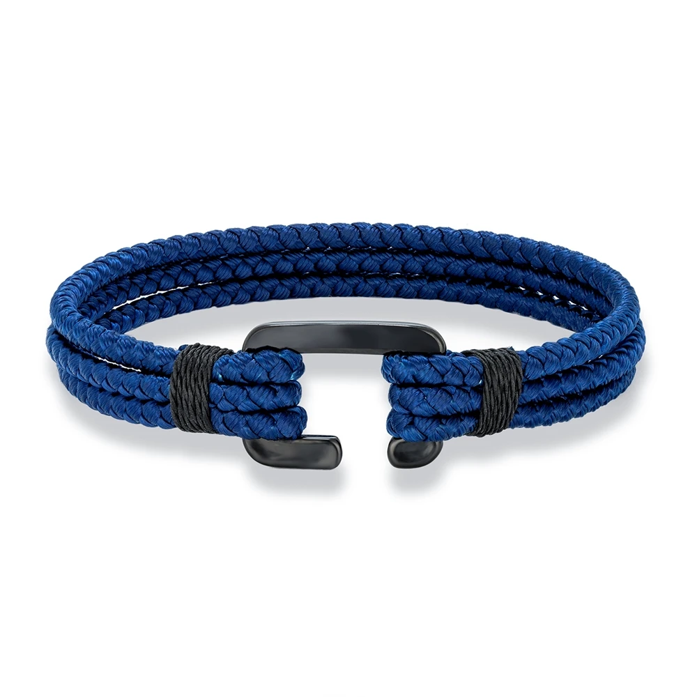 Multilayer Rope Bracelet - Waterproof C Clasp Stainless Steel Hook