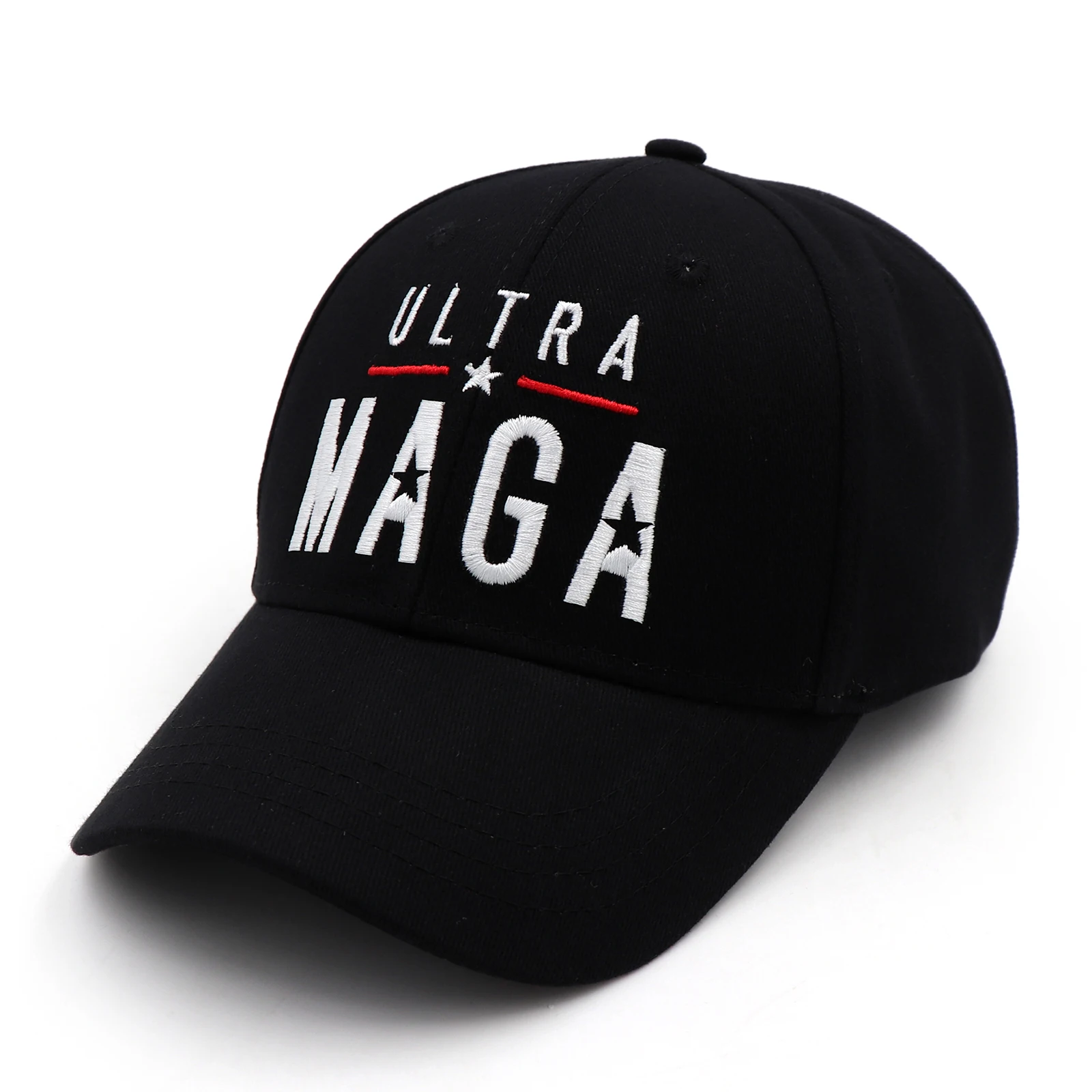 Donald Trump 2024 Red Baseball Cap Ultra MAGA Stars Snapback Hat