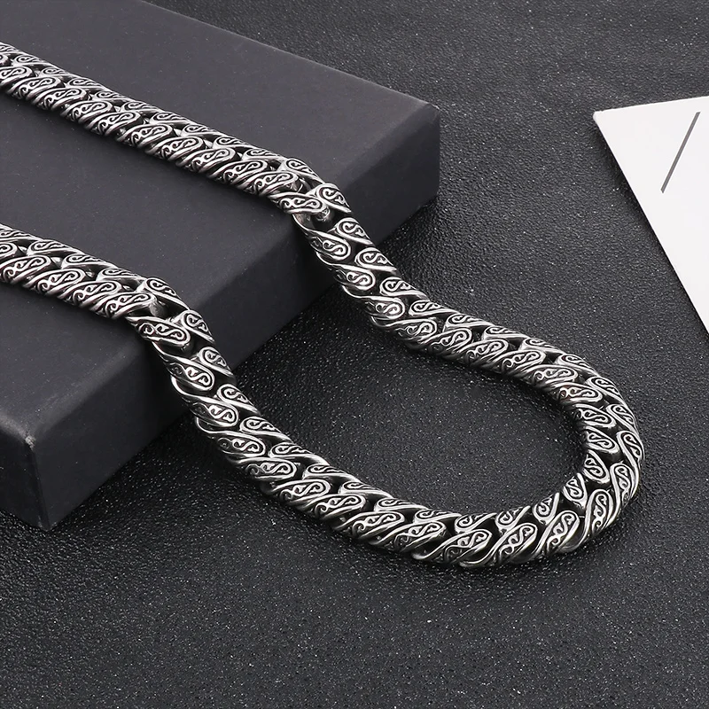 Stainless Steel Men's Link Chain Necklace Perfect for the Modern Guy