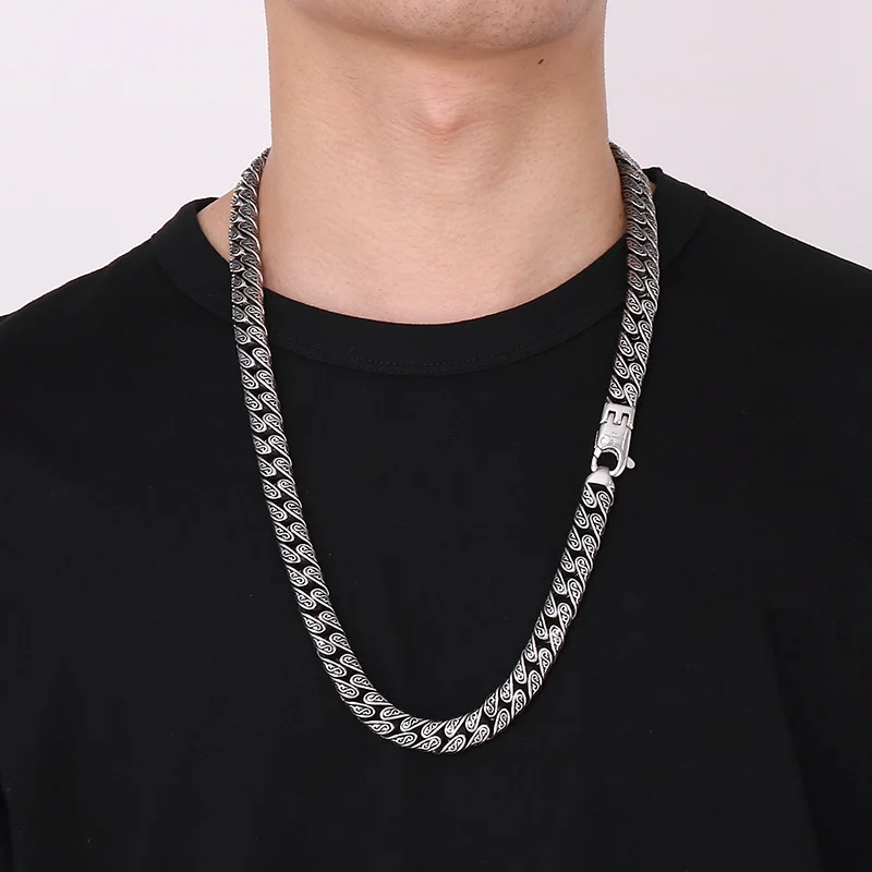 Stainless Steel Men's Link Chain Necklace Perfect for the Modern Guy