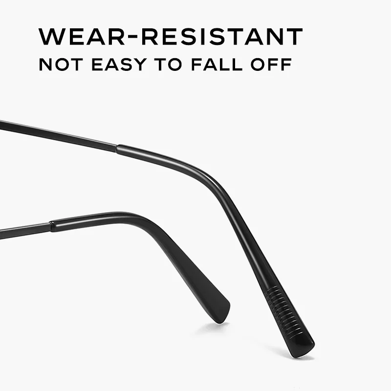 CAPONI Men's Pilot-Style Polarized Sunglasses with UV400 Protection Lightweight Alloy Frame