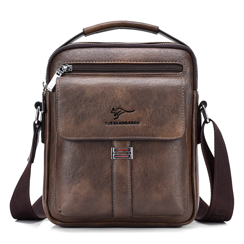 Vintage PU Leather Messenger Bag