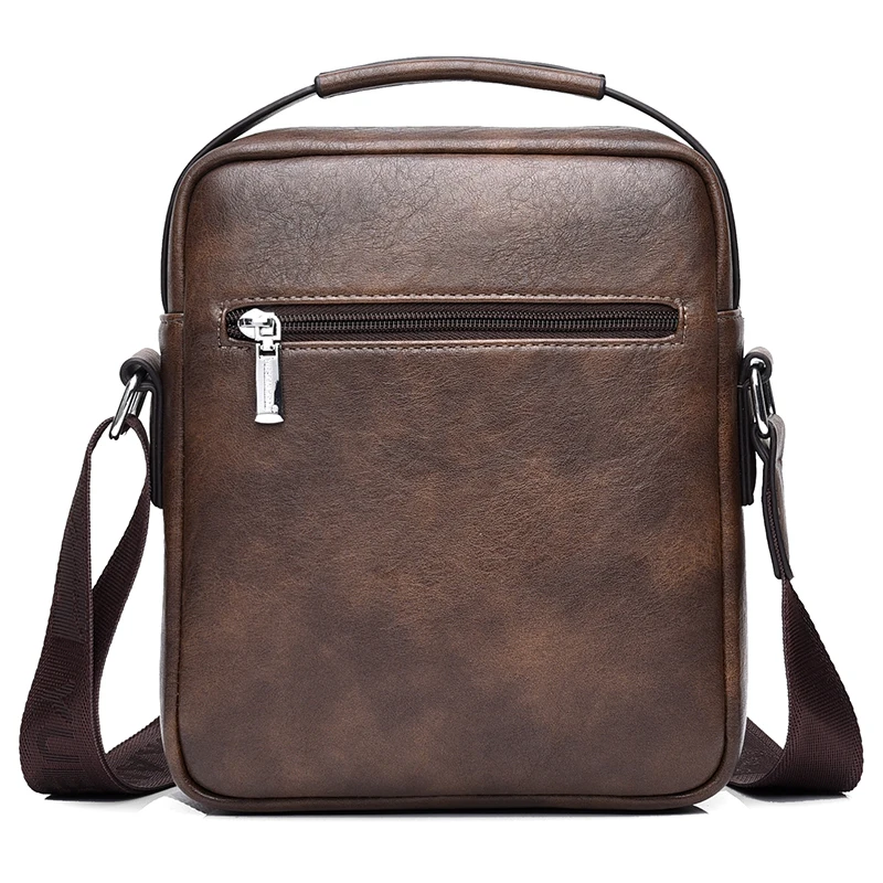 Vintage PU Leather Messenger Bag