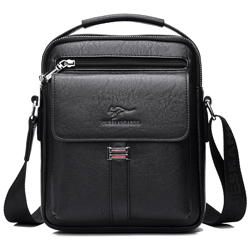 Vintage PU Leather Messenger Bag