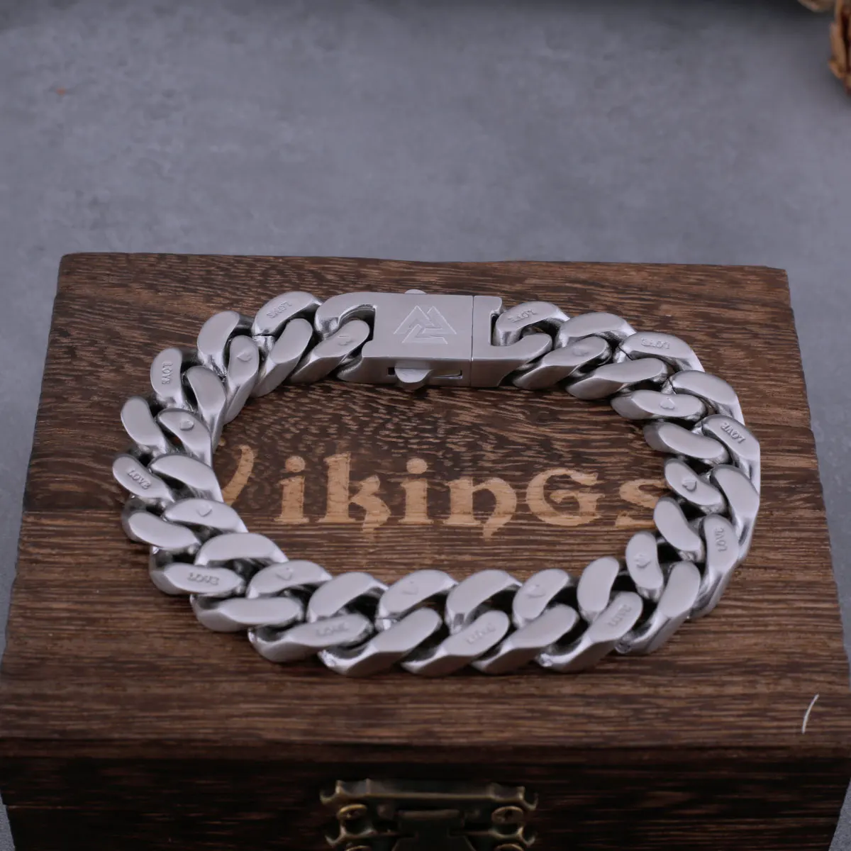 Stainless Steel Cuban Link Bracelet - Chunky Hip Hop Chain