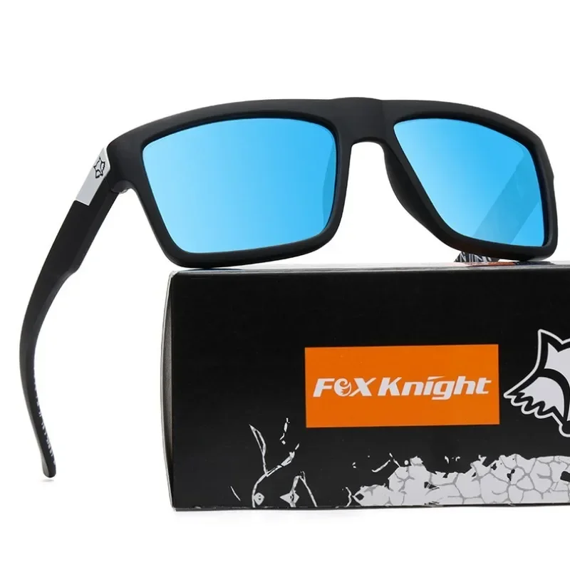 Fox Knight Square Sunglasses Retro Shades for Men and Women