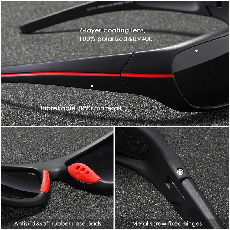 Ultra High Anti-Scratch TR90 Polarized Sunglasses