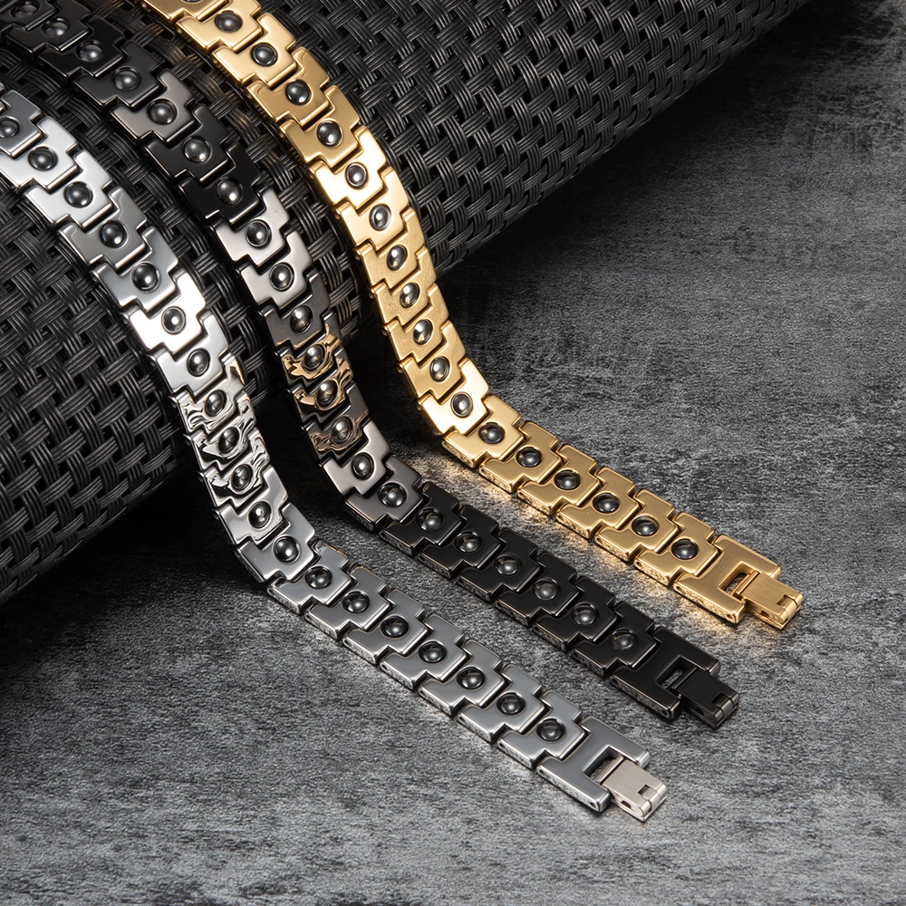 Scratch-Proof Tungsten Magnetic Bracelet