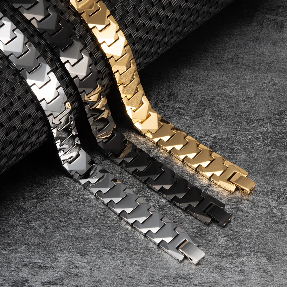 Scratch-Proof Tungsten Magnetic Bracelet