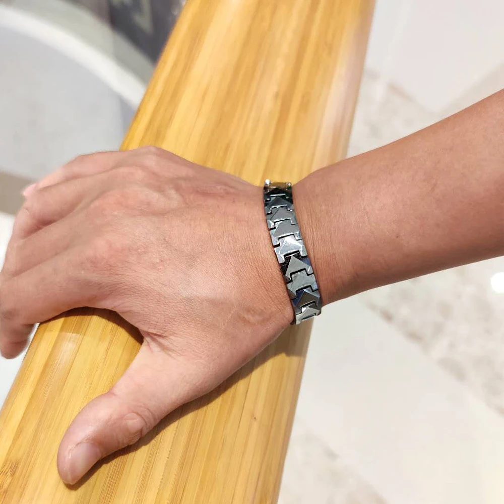Scratch-Proof Tungsten Magnetic Bracelet