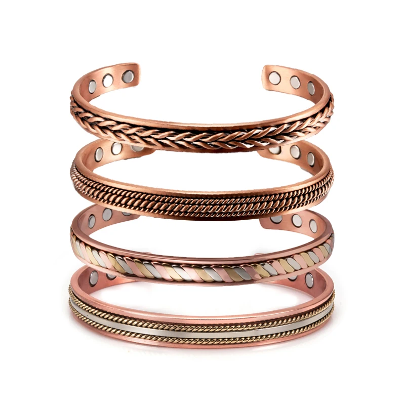 Twisted Pure Copper Magnetic Bracelet