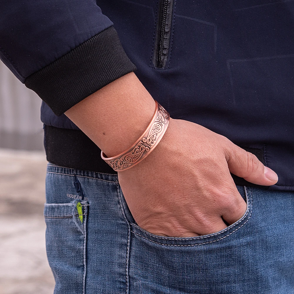 Viking Pure Copper Magnetic Bracelet
