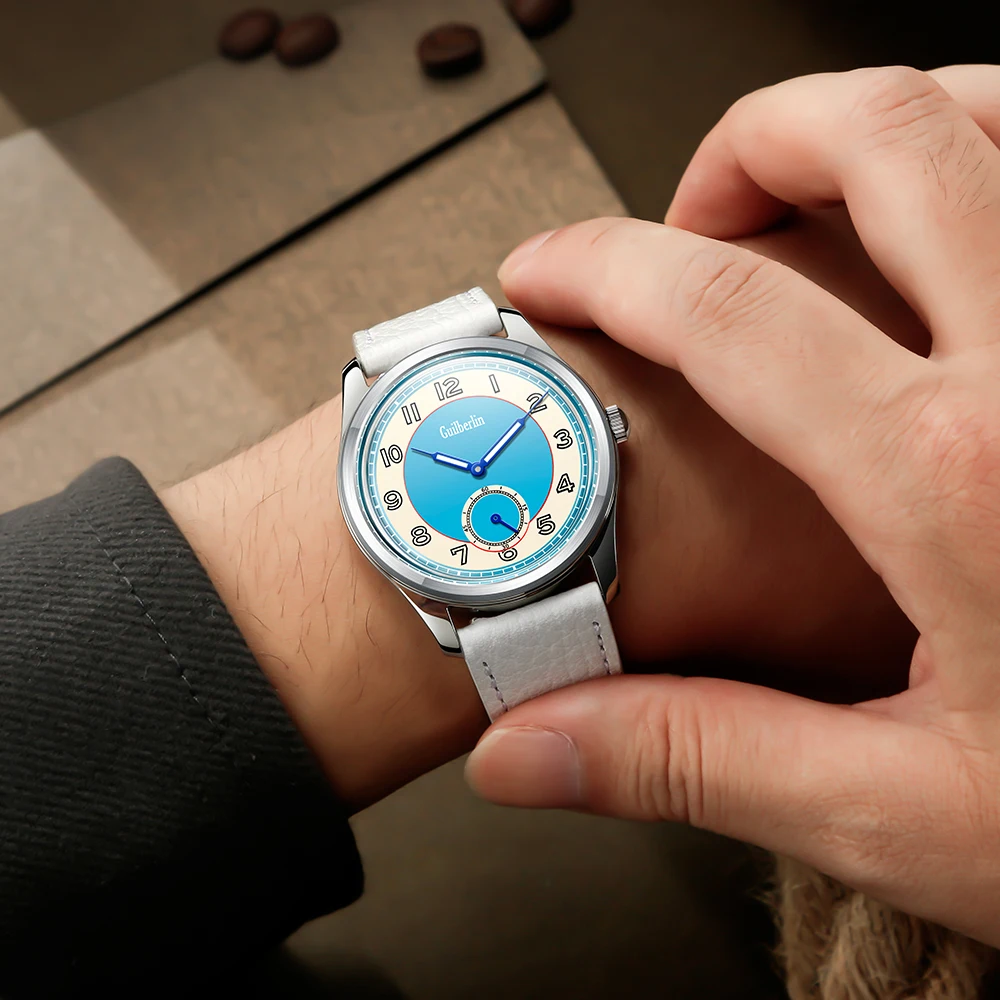 Vintage Mechanical Hand Wind Watch for Men