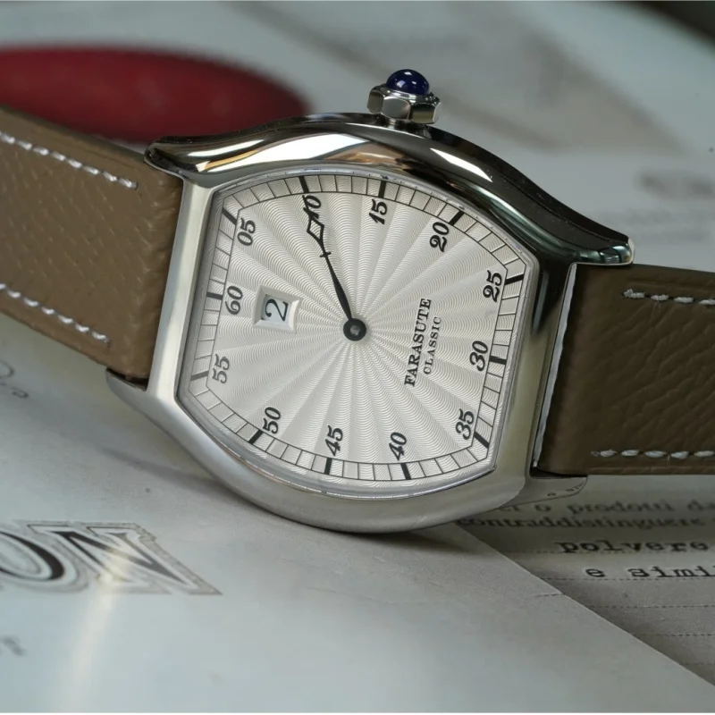 Men's Luxury Watch Farasute Vintage Jumping Hour