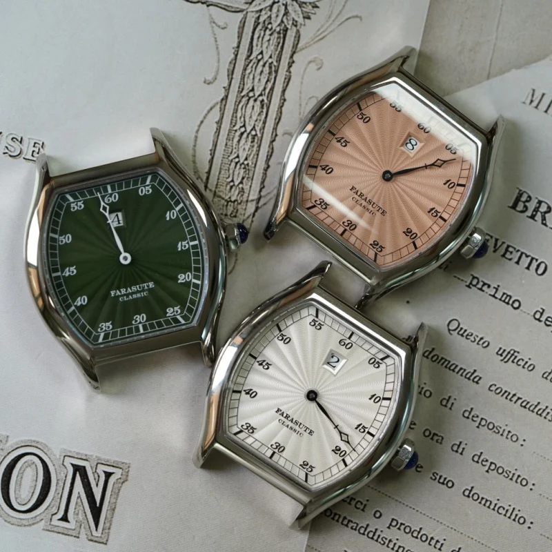 Men's Luxury Watch Farasute Vintage Jumping Hour