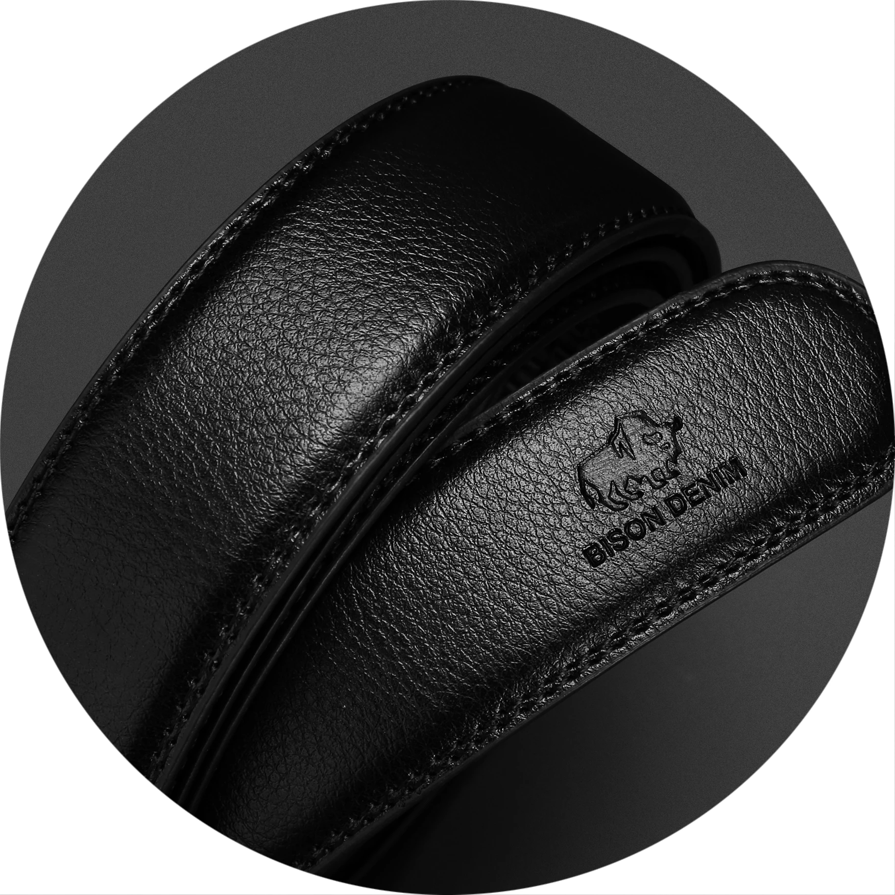 Bison Denim Men's Genuine Leather Belt