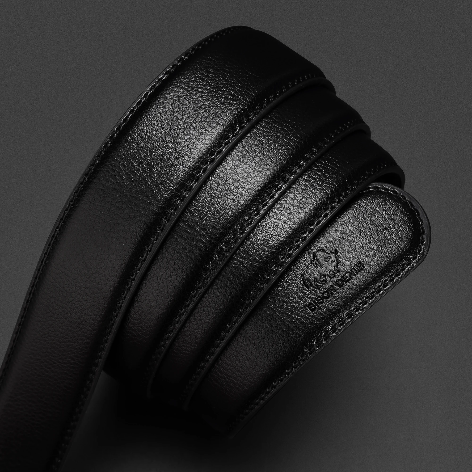 Bison Denim Men's Genuine Leather Belt