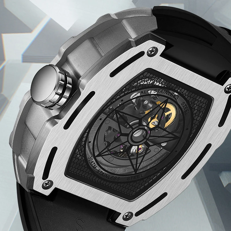 Mark Fairwhale Skeleton Mechanical Watch