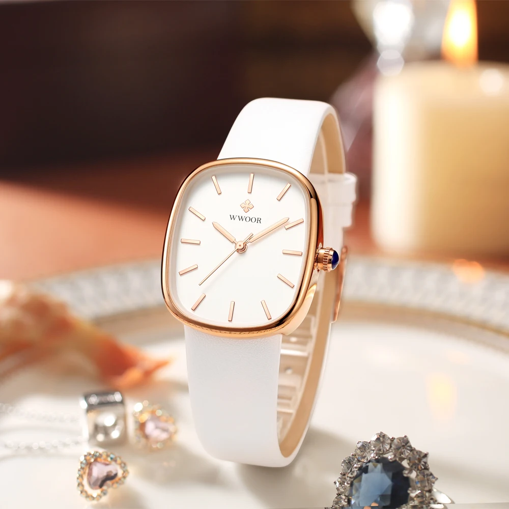 2024 Women's Luxury Leather Quartz Watch