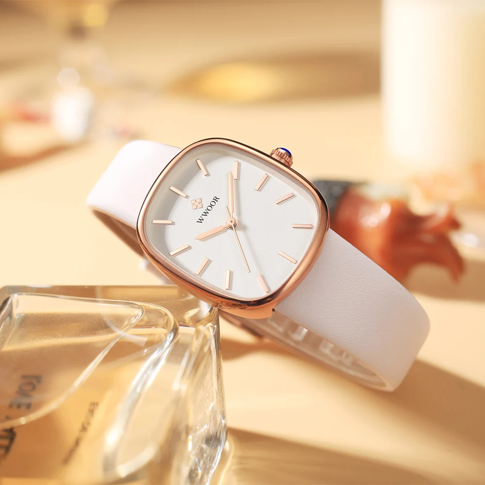 2024 Women's Luxury Leather Quartz Watch