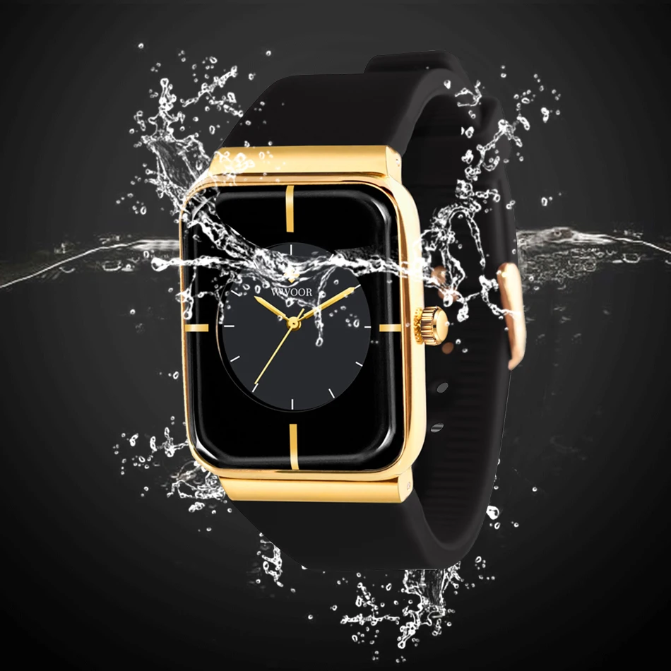 Men's Fashion Square Quartz Wristwatch