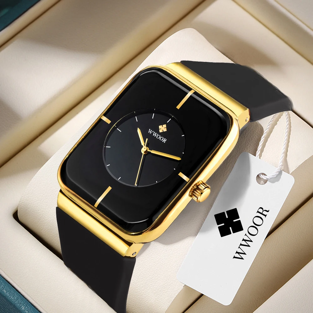 Men's Fashion Square Quartz Wristwatch