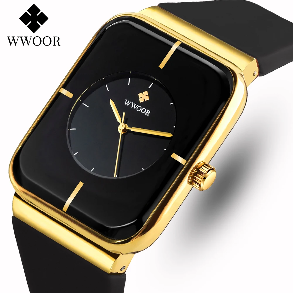 Men's Fashion Square Quartz Wristwatch